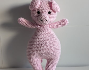 Amigurumi Crochet Pattern for Pig