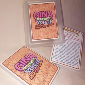 Jogo de cartas Snap Gina, o feliz iogue