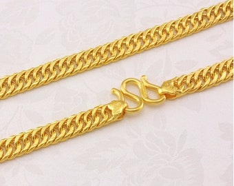 24k Gold Chain - Etsy