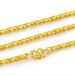 Lucky Necklace Link Chain 24K Gold Au999 8.7g Women Girls - Etsy
