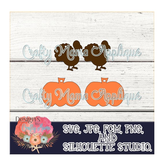 Download Turkey Pumpkin Faux Leather Earring Designs Svg Pdf Jpg Etsy