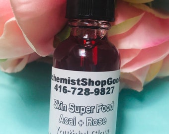 Skin Superfood Açaí +Rose face serum /Powerful Antioxidant/Anti-aging/30 ml