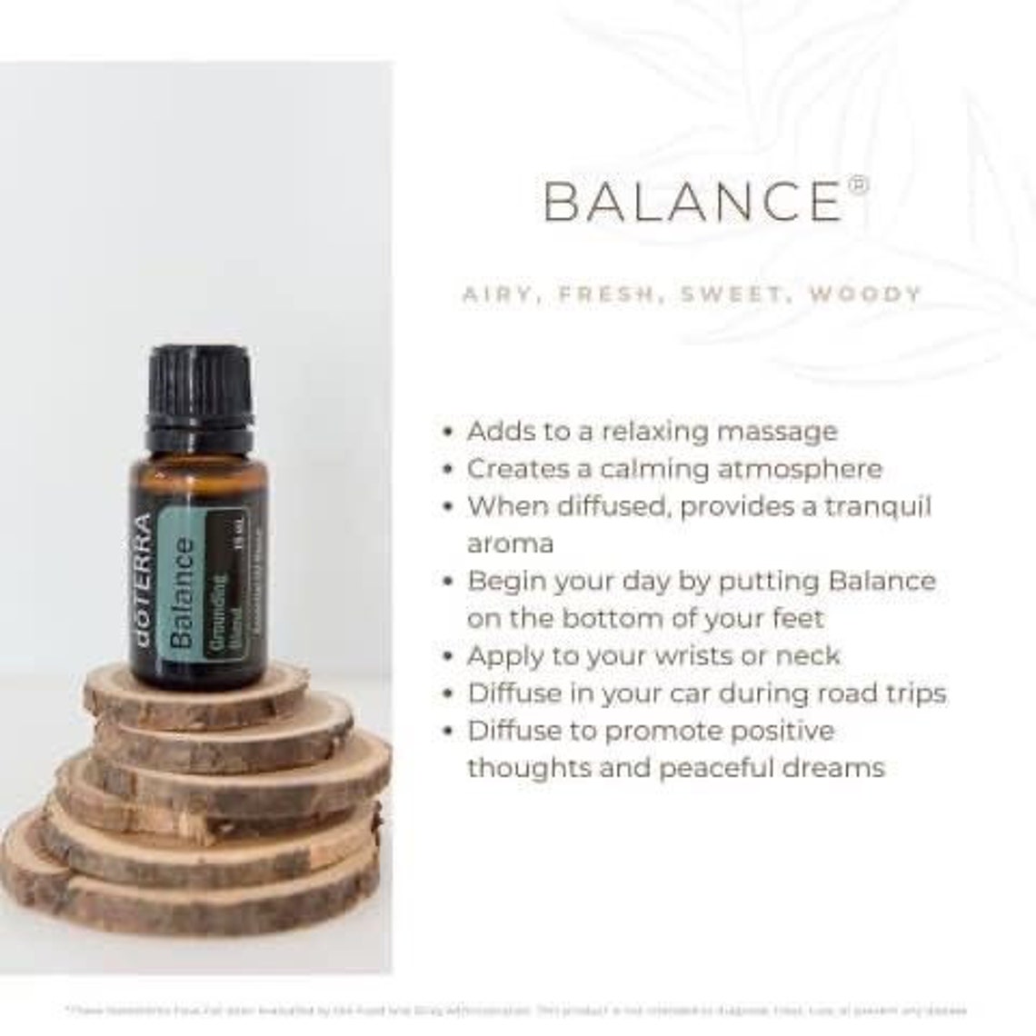Balance Essential oil blend doTERRA/15 ml Etsy