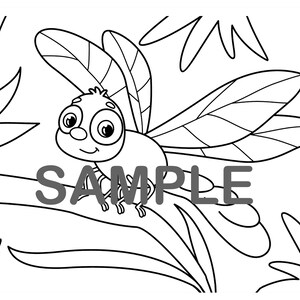6 Bug Coloring Pages; Bugs; Coloring Sheets; Kids Drawings; Kids Coloring Pages; PDF Downloads; Printable Coloring Pages