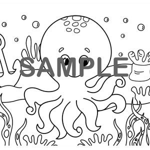 18 Water Animal coloring sheets; Ocean Life; Ocean animals; Coloring Sheets; Kids Drawings; Kids Coloring Pages; Printable Coloring Pages