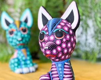 Xolo Dog Sculpture- Dia De Los Muertos, Sugar Skull Dog, Halloween Decor