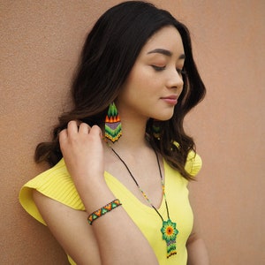 Huichol Earring Set