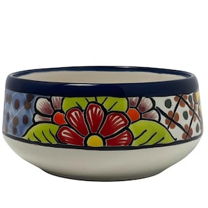 Talavera Hand-Painted Mexican Ceramic Bowl