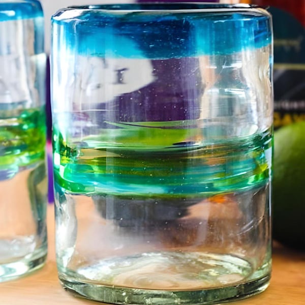 Szkło dmuchane ręcznie o pojemności 10 uncji