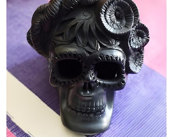 Barro Negro Muertos Calavera Skull