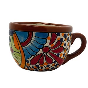 Talavera Hand-Painted Mexican Coffee Mug