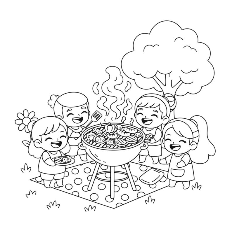 Kawaii Essen Ausmalbilder für Erwachsene und Jugendliche | Snack