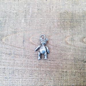 Vintage Jewellery Silver Bear Bracelet Charm