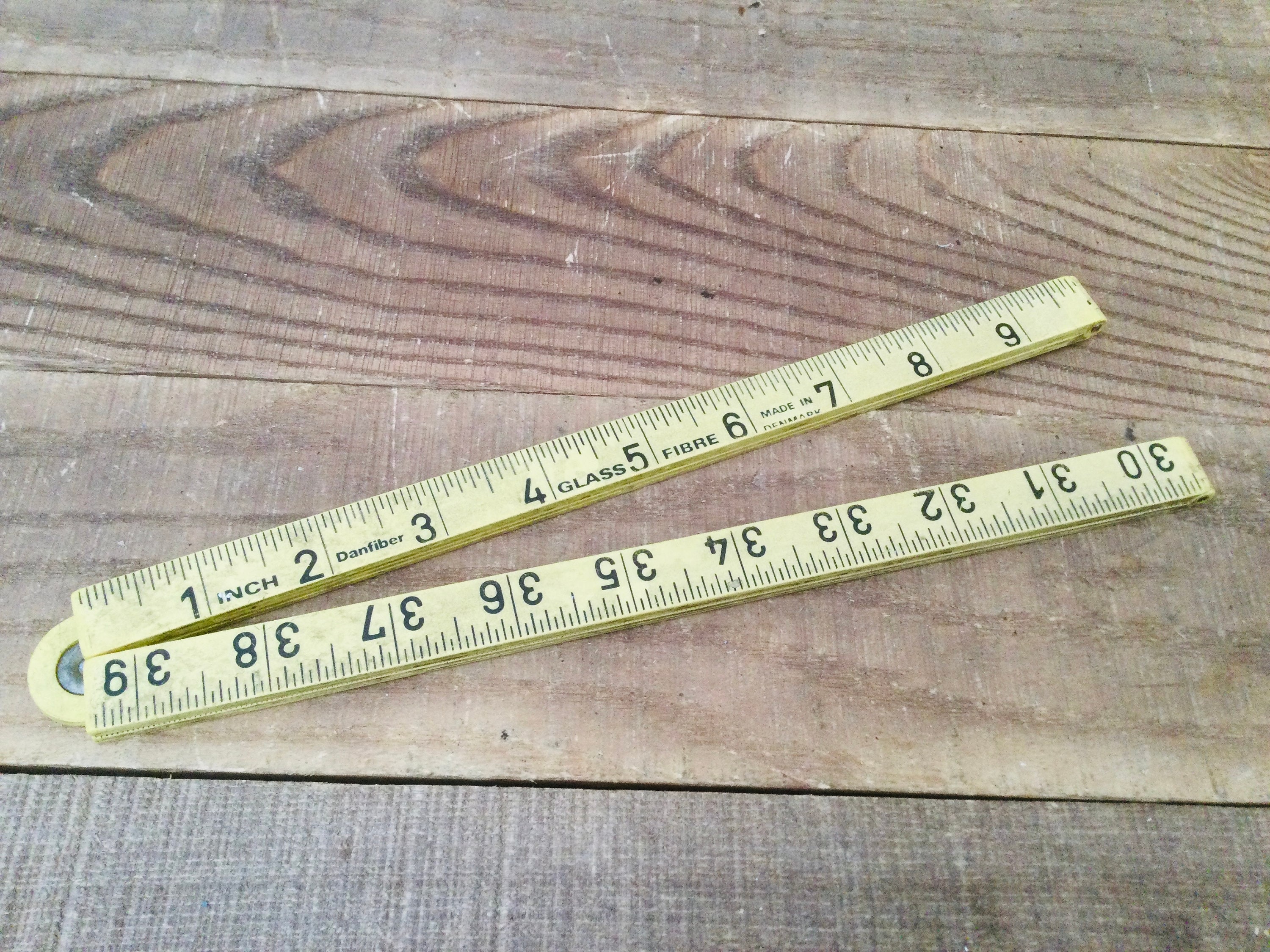 600mm/24 METAL RULER 2FT LONG MEASURE Carpenter School Rule Tape DOUBLE  SIDED