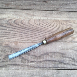 Antique No.5 ADDIS & Sons 1/2” Straight Woodcarving Gouge Chisel