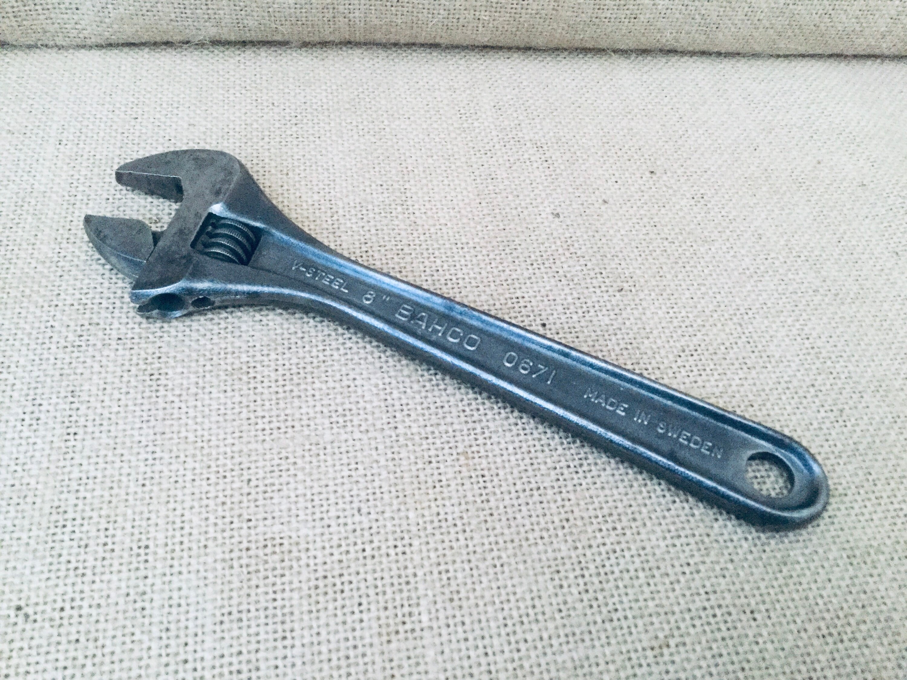 Vintage 8 Bahco 0671 Adjustable Wrench Etsy