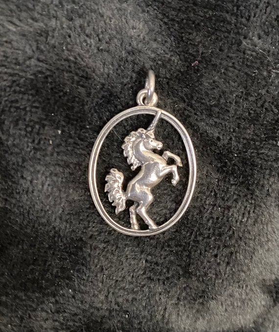 James Avery Unicorn Pendant Retired Very Rare S… Gem