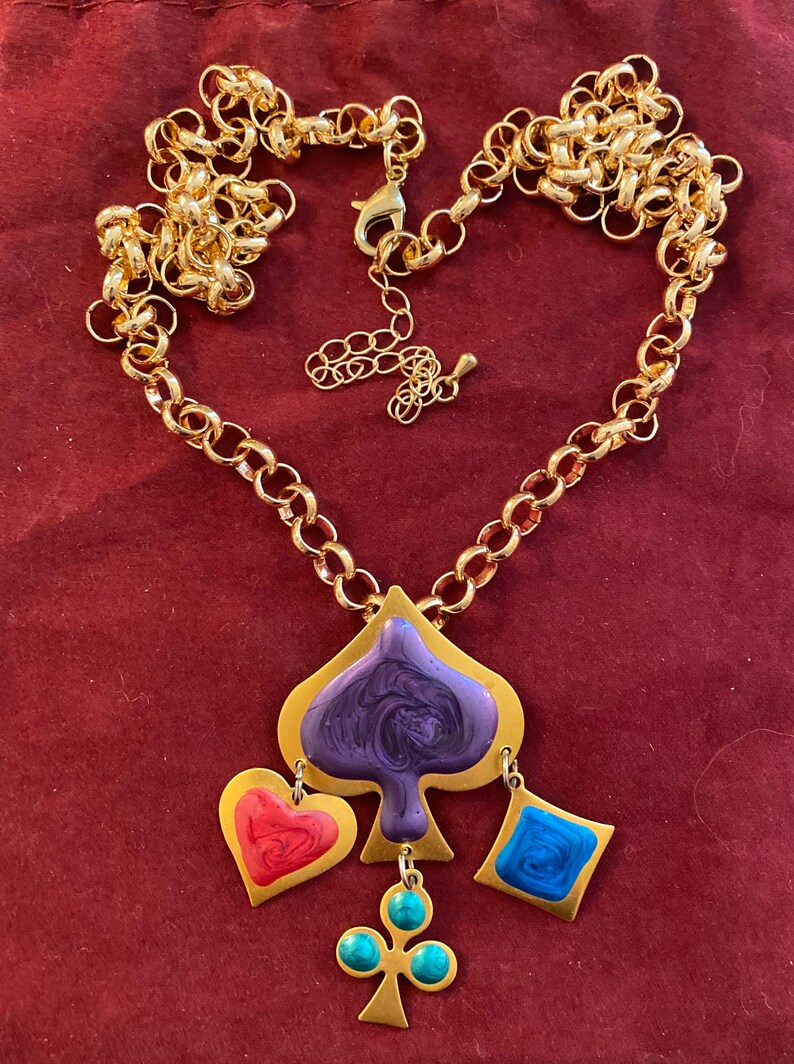 Upcycled Card Themed Spades Hearts Clubs and Diamonds Etsy