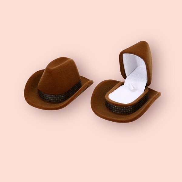 Unique Stetson Cowboy Hat Ring Box Etsy