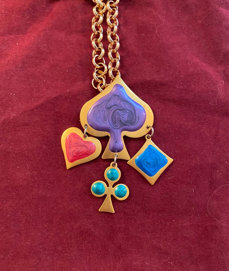 Upcycled Card Themed Spades Hearts Clubs and Diamonds Etsy