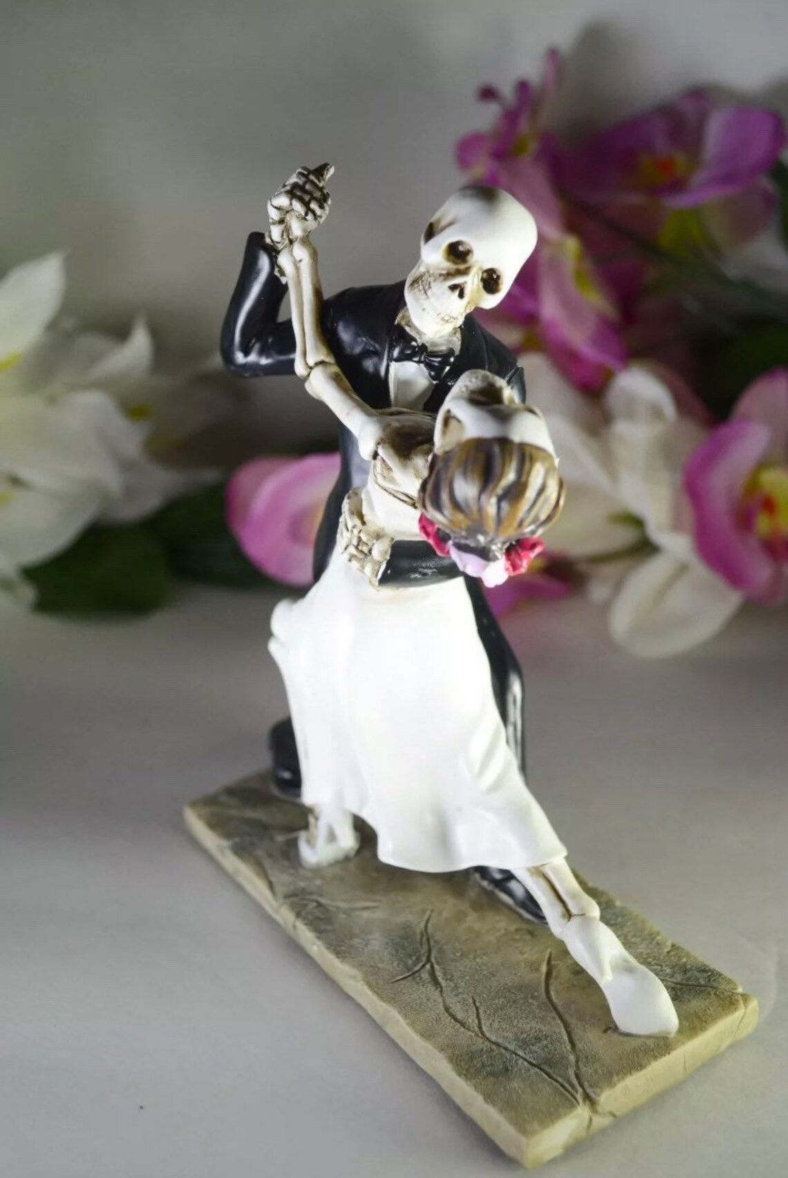 Skeleton Bride and Groom Dancing Halloween or Gothic Wedding Etsy
