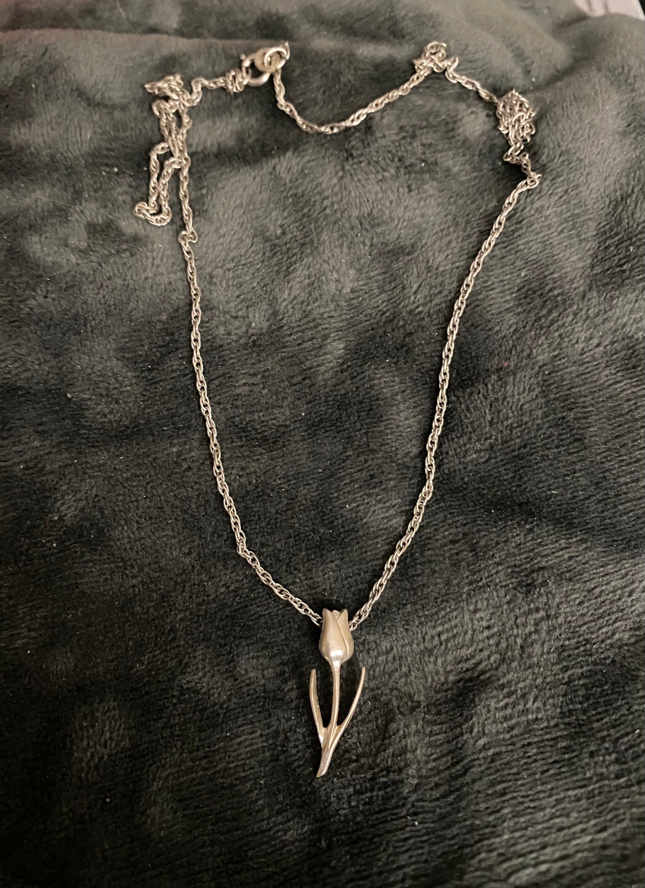 James Avery Rare Sterling Silver Tulip 