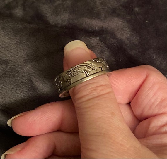 Half Dollar 1945 size 12 Ring!  Vintage!! - image 6