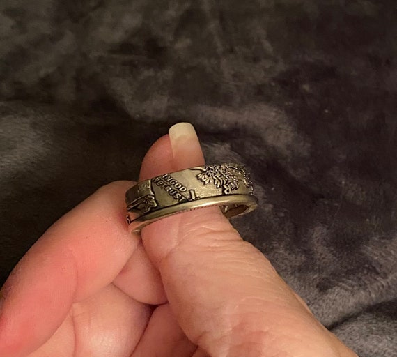 Half Dollar 1945 size 12 Ring!  Vintage!! - image 5