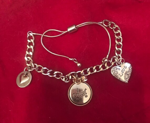 The Love Between an Aunt and Niece is Forever Charm Bracelet | Sereniti  Jewels
