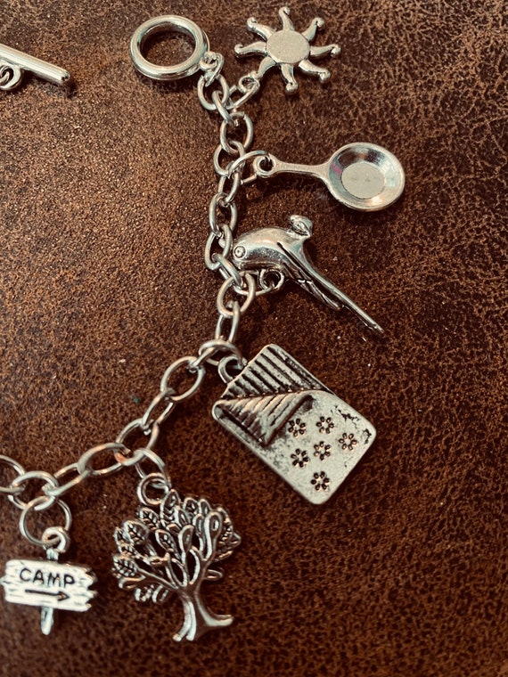 Jewelry: Fiddleheads Handmade Violin Charm Bracelet (#1 Silver)