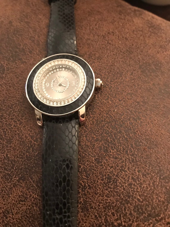 Sigal watch with rhinestones - Vintage - Free Gif… - image 1