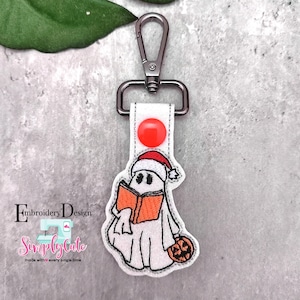 Weihnachten Stickerei Design, Halloween Schlüsselanhänger Stickmuster, ITH Snap Tab Stickmuster, Maschinenstickerei Weihnachten Designs