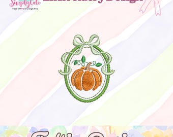 Pumpkin Fall Feltie-borduurmachinebestanden, ITH-borduurontwerpen (digitale download)