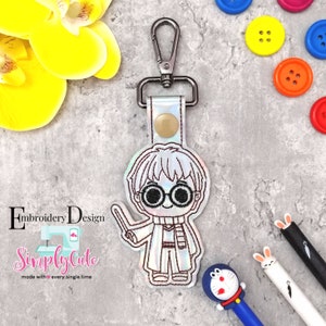 Machine Embroidery Designs | Embroidery File | Embroidery Design for kids | In the hoop Embroidery Designs | ITH Snap Tab