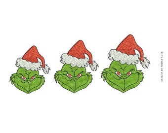 Mini Embroidery Design Christmas - 3 Sizes - INSTANT DOWNLOAD
