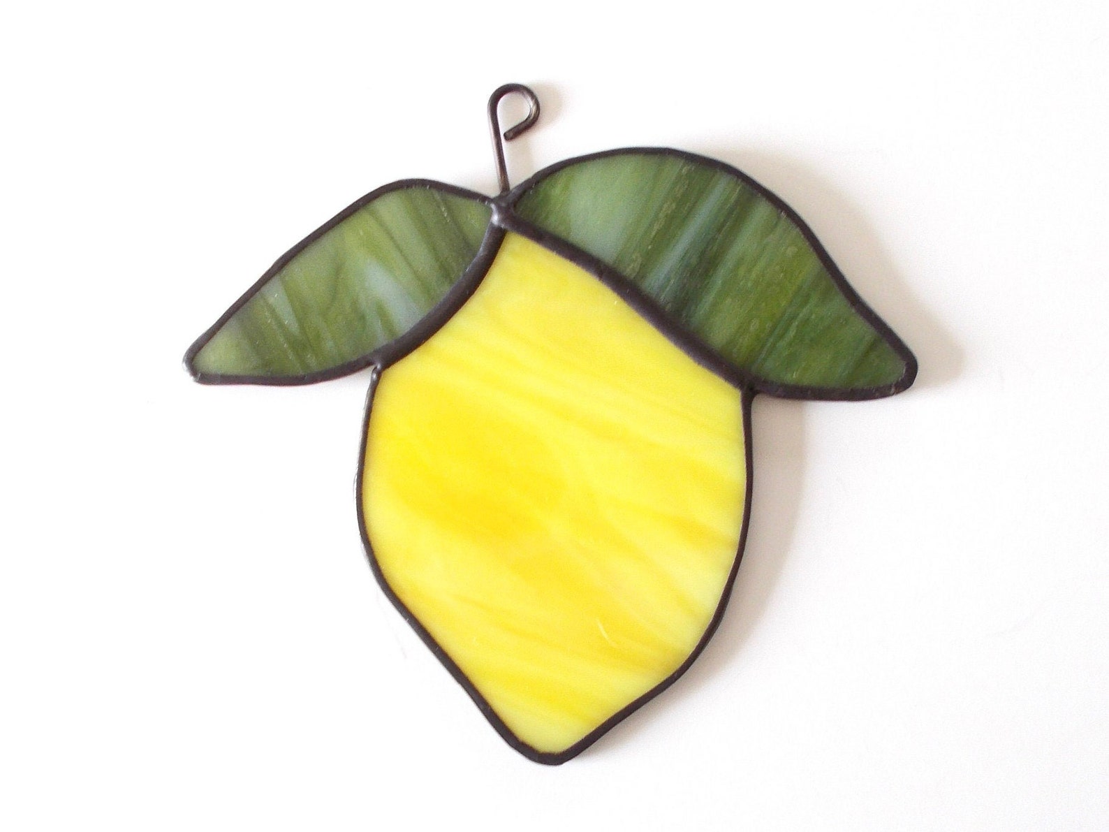 Lemon Stained Glass Suncatcher for Kitchen Decor Lemon Etsy