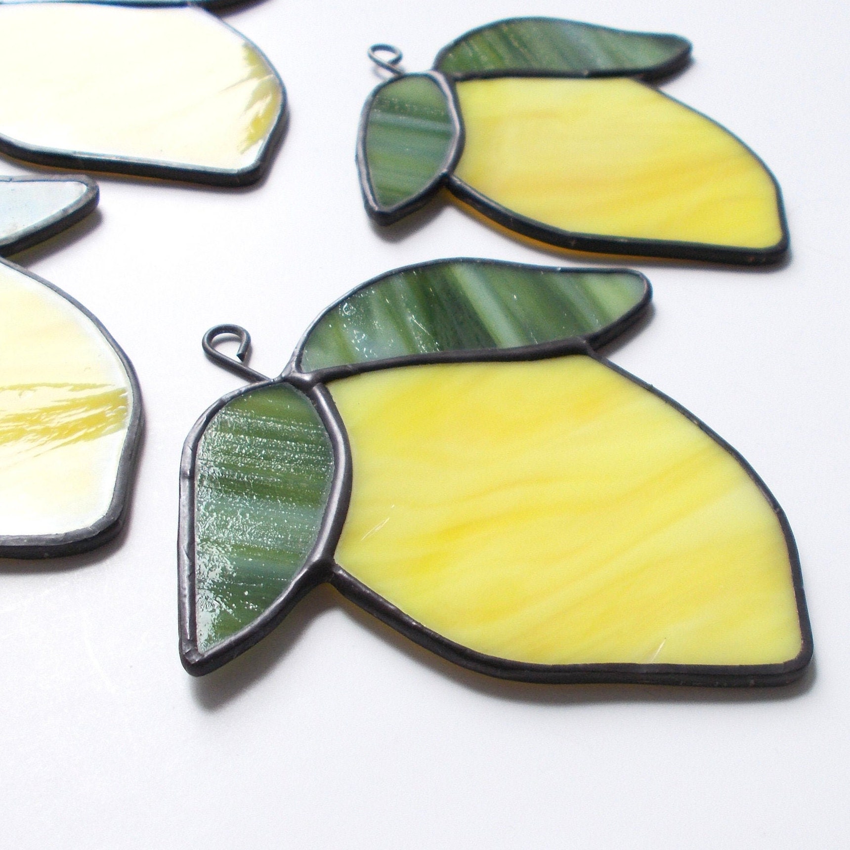 Lemon Stained Glass Suncatcher for Kitchen Decor Lemon Etsy