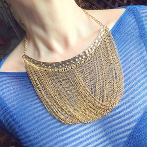 Necklace UNIQUE PIECE 70s wholly hand-crafted Italian masterpiece