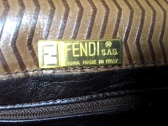 FENDI genuine leather vintage very rare bag / FEN… - image 4