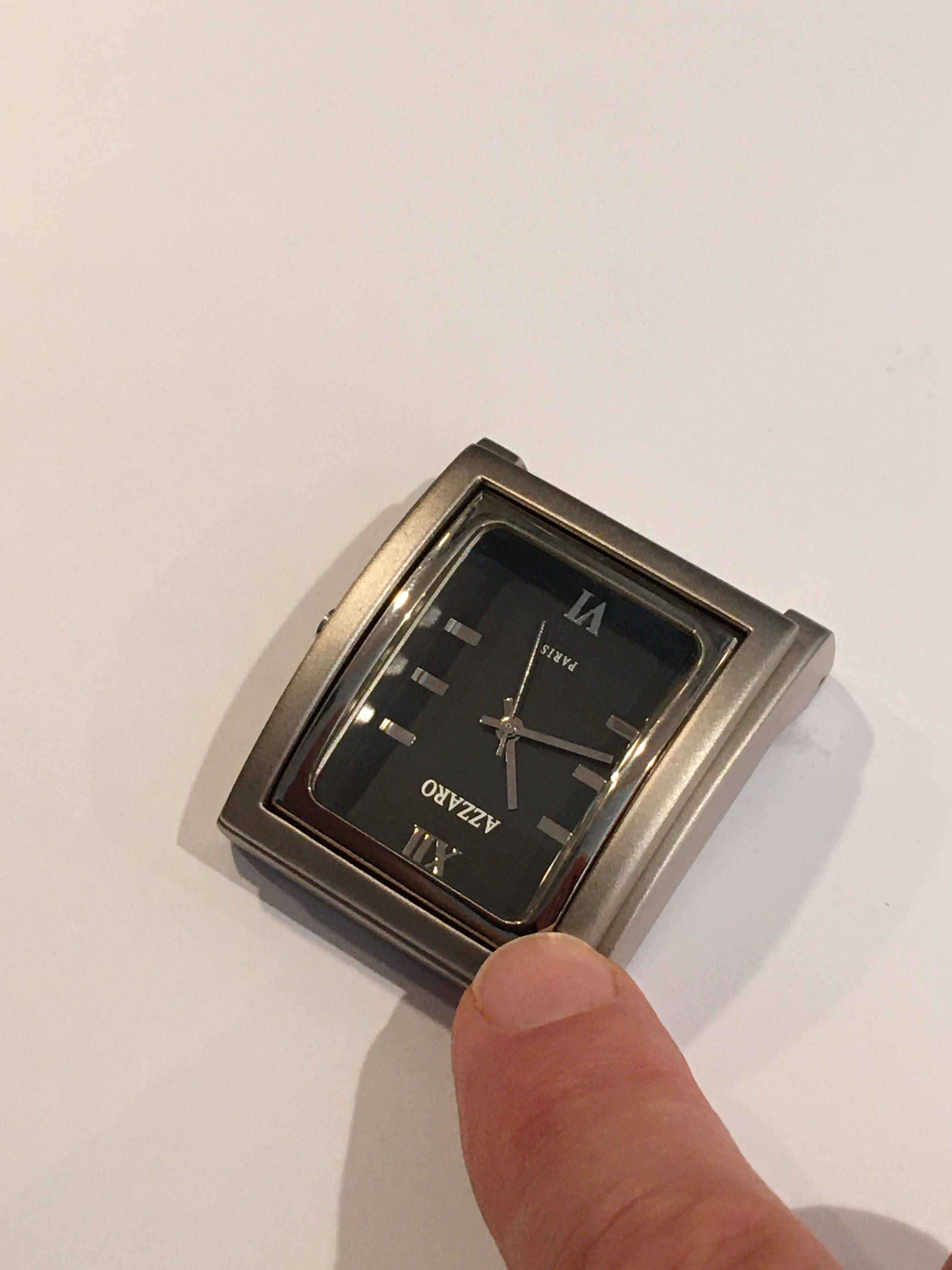Azzaro Table Watch Fashion Masterpiece Solid Steel One Piece Only Available Etsy Australia