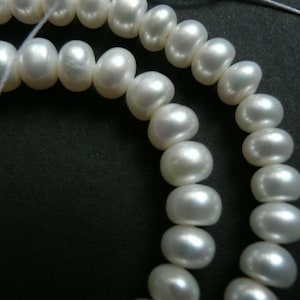 ¡Collar impresionante de perlas de agua de mar genuinas de Akoya, pieza única totalmente hecha a mano!