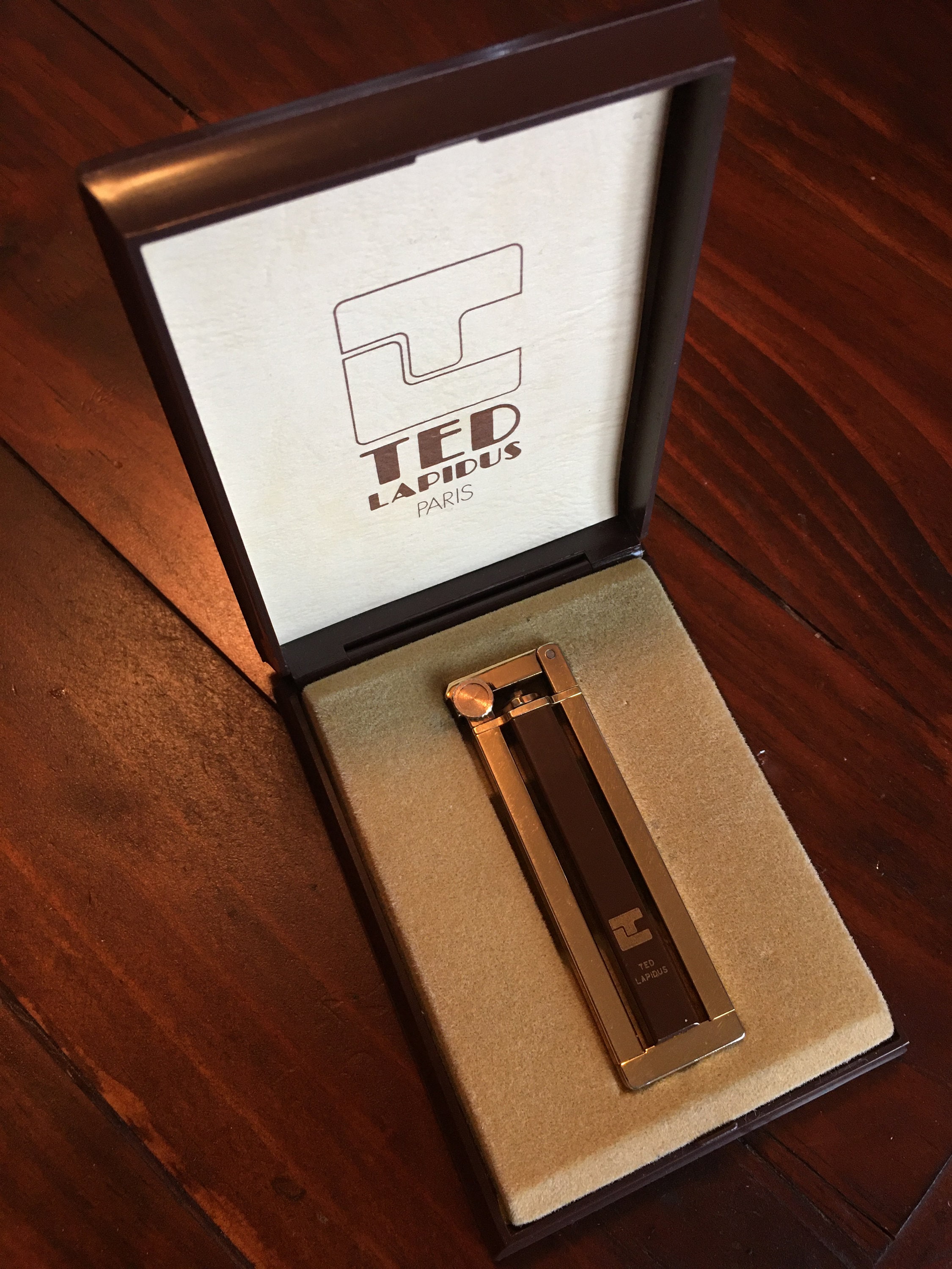 TED LAPIDUS vintageジレ ベスト LAILATOKIO Lighter Ted Lapidus Genuine UNIQUE PIECE Most Iconic Lighter in