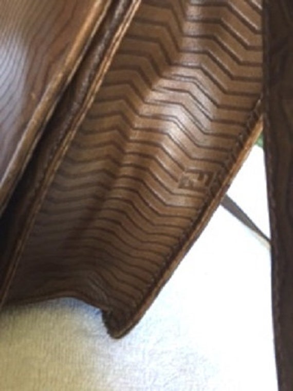 FENDI genuine leather vintage very rare bag / FEN… - image 8