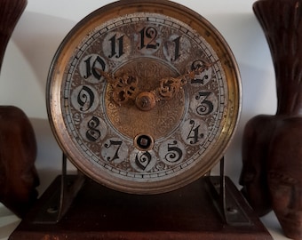 1890's Antique Lenzkirch 1 Million Mantel Clock, Lenzkirch 1 Million Pendulum Key Wind Mantel Clock