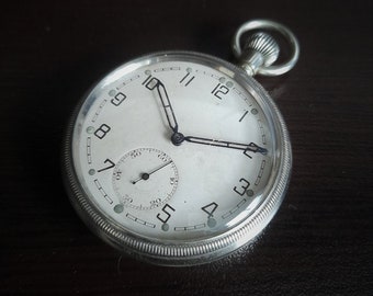 WW2 Revue Thommen GT pocket watch, Revue, GT (Gédéon Thommen), Revue Thommen Caliber 30