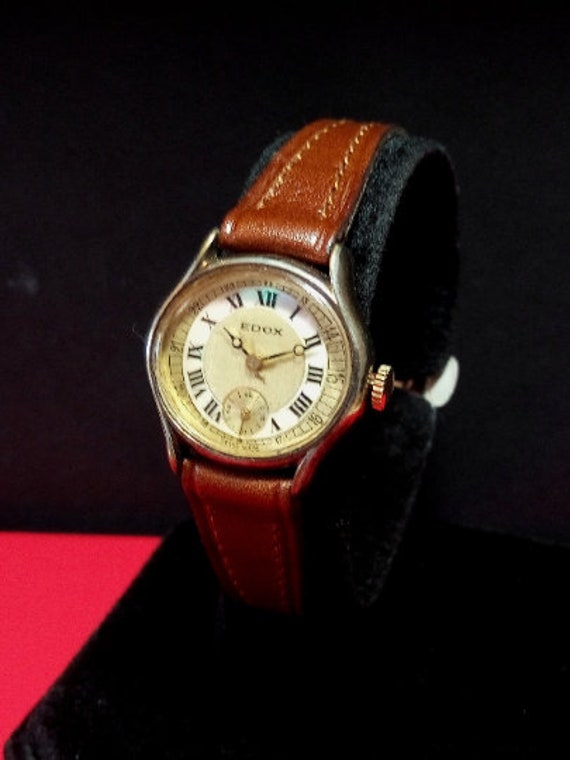 Vintage 1950's Swiss Edox Women's Wrist Watch, Sw… - image 3