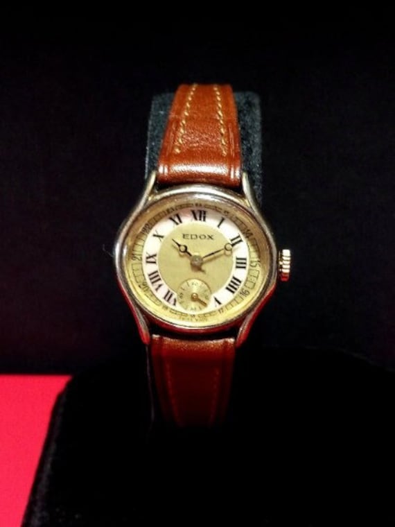 Vintage 1950's Swiss Edox Women's Wrist Watch, Sw… - image 1
