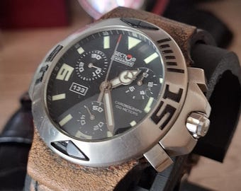 Swiss Sector Expander 133 chronograph wristwatch, Swiss Sector Expander 133 men's unisex watch, Sector Quartz Chronograph, Sector 133 watch