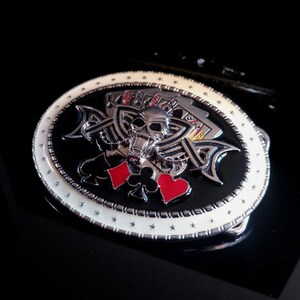 ENAMEL BELT BUCKLE, Vintage Enamel Belt Buckle, Poker Game Belt Buckle, Poker Enamel Belt Buckle, Unisex Poker Belt Buckle,Belt Buckle