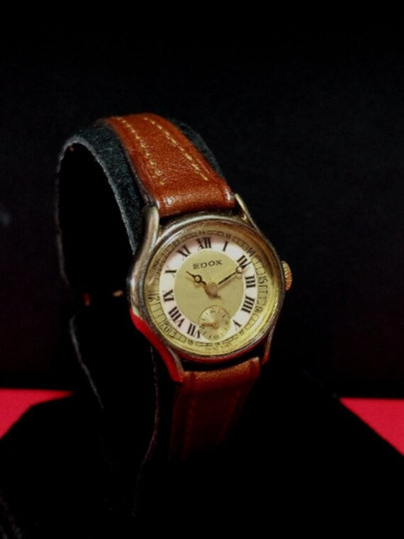 Vintage 1950's Swiss Edox Women's Wrist Watch, Sw… - image 4
